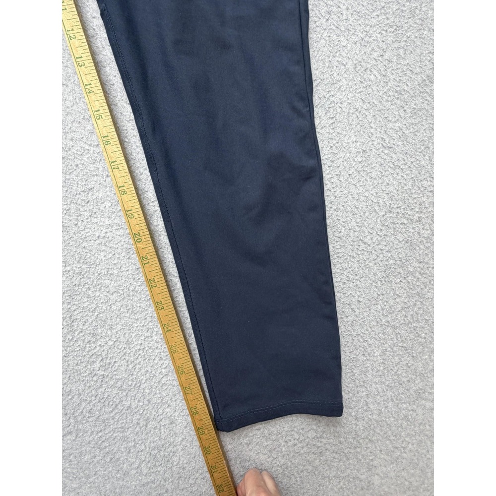 Lululemon Pants Mens 32 Blue Stretch Microfiber Chino Slim Tapered Casual - Picture 3 of 10